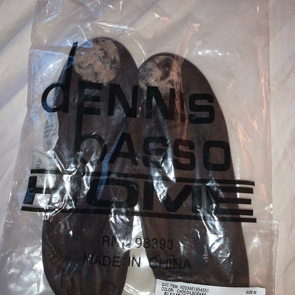 95 pair of Dennis Basso Slippers.